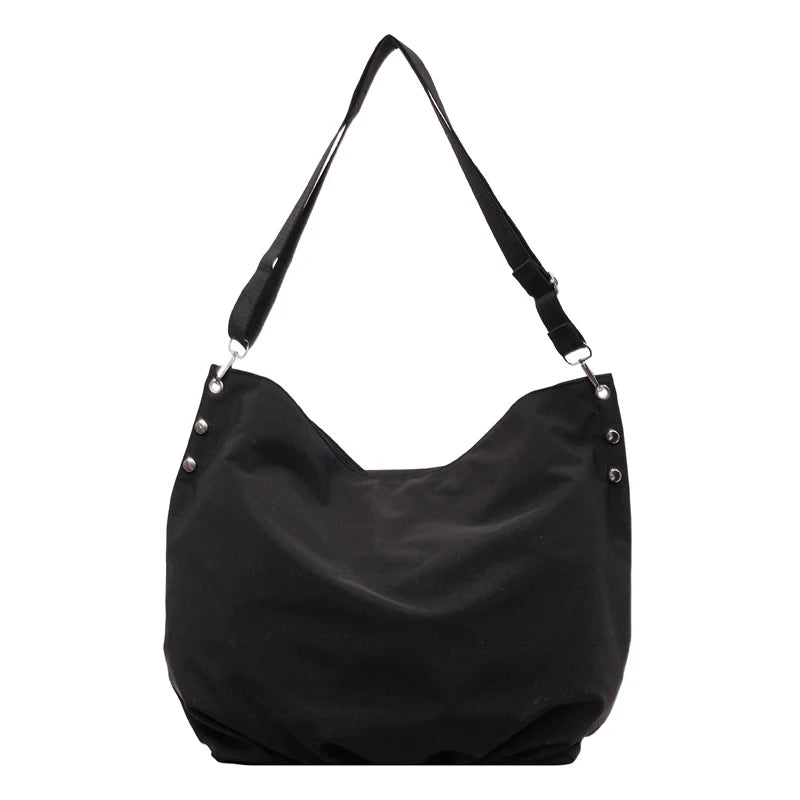 Large Canvas Shoulder Bag for Women | Casual Commuter Tote Canvas Shoulder Bag Nixie