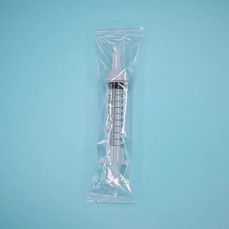 Pet Silicone Nipple Feeder & Oral Syringe for Puppies & Kittens Pet Nursing Feeder Nixie 10ml-transparent