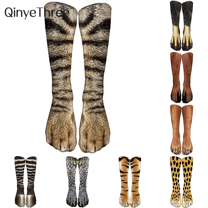 Funny Animal Print Kawaii Cotton Socks – Unisex Novelty Socks Novelty Socks Nixie