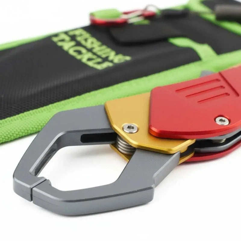 Foldable Fish Grip Clamp – Aluminum Alloy Lip Grabber Tool Fish Grip Clamp Nixie