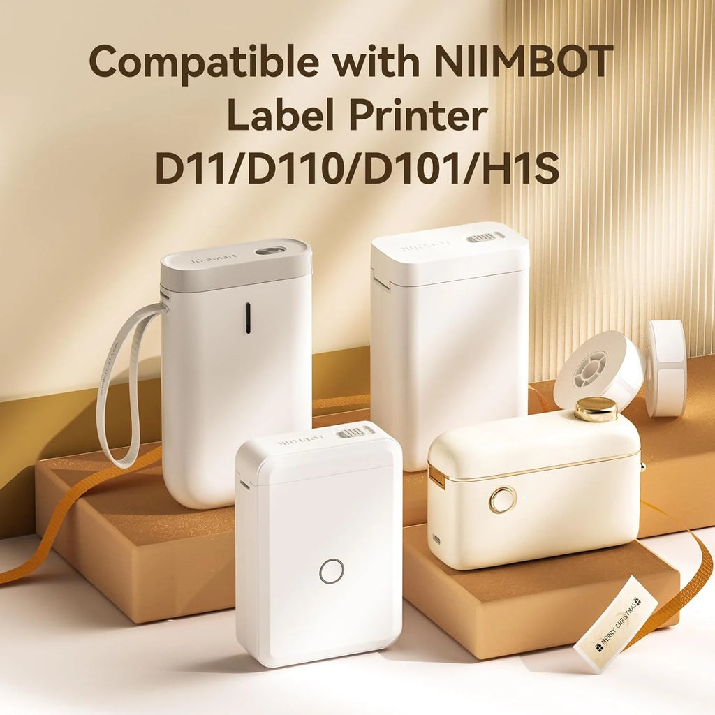 Niimbot Transparent Thermal Labels – D11 D110 D101 Waterproof Thermal Label Paper Nixie