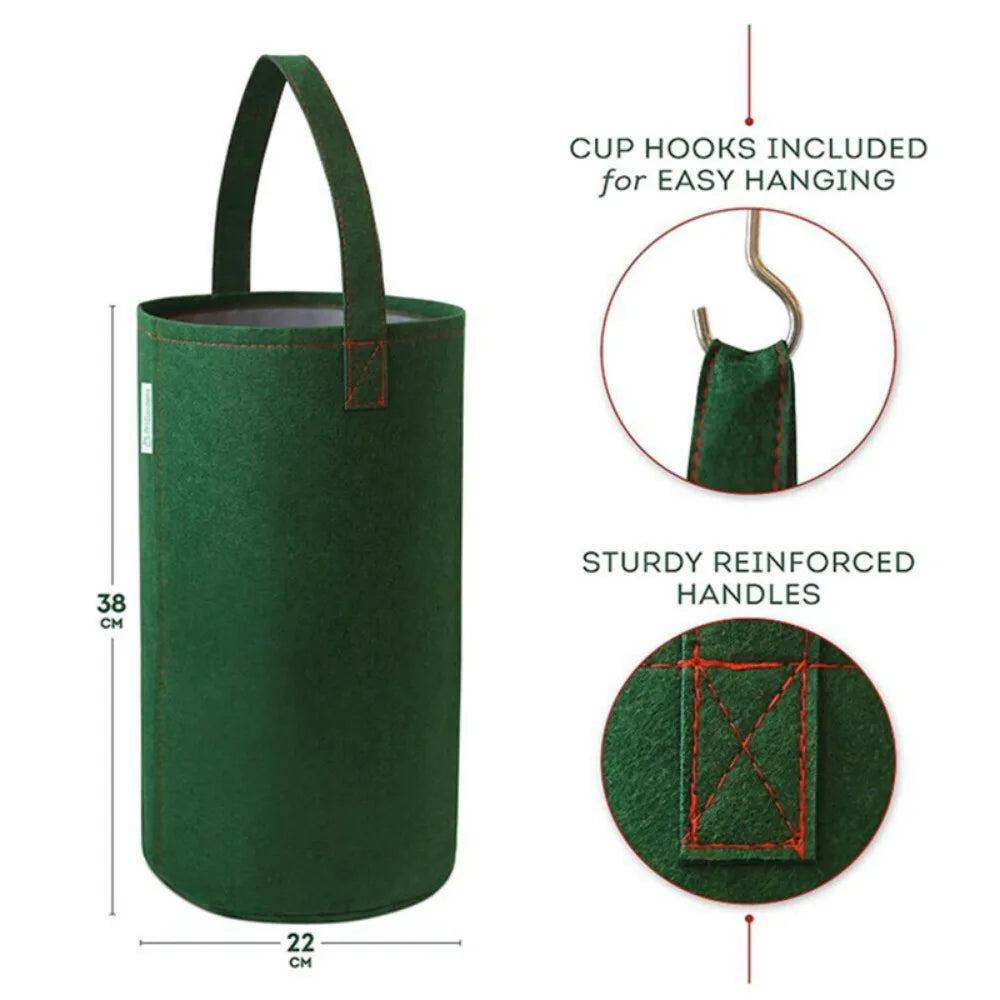 Felt Hanging Tomato Grow Bag – Upside Down Planter Pot Hanging Grow Bag Nixie