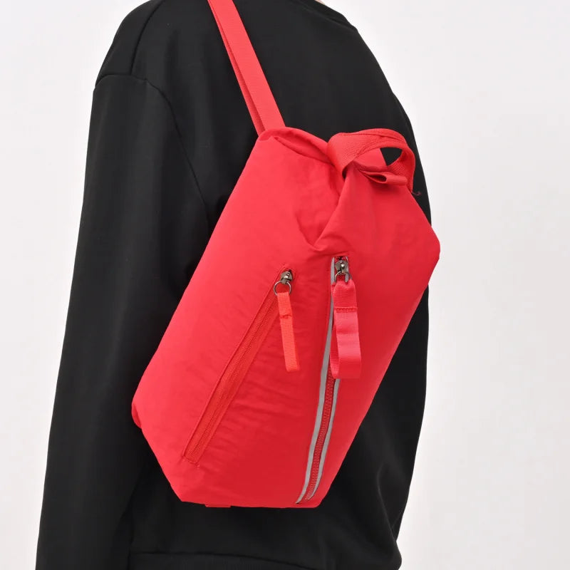 Nixie Multifunctional Nylon Bag – Shoulder, Crossbody & Backpack