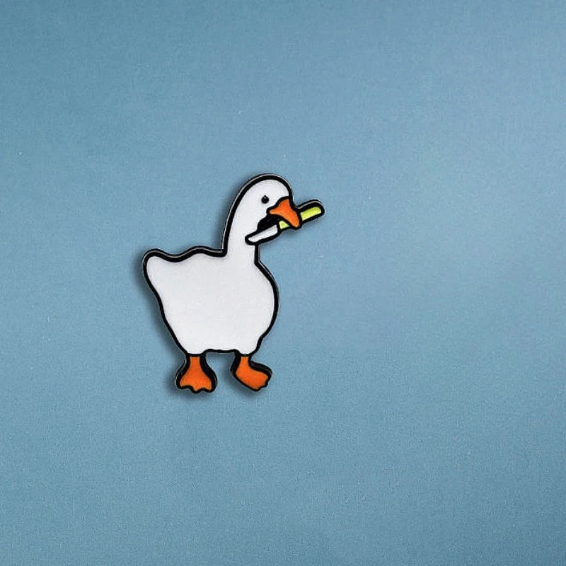 Honk Honk Goose Enamel Pin – Funny Animal Lapel Badge Gift Enamel Lapel Pin Nixie