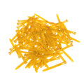 50/100Pcs Adjustable Chicken Leg Bands – 5 Color Poultry Rings Poultry Leg Bands Nixie yellow 100pcs