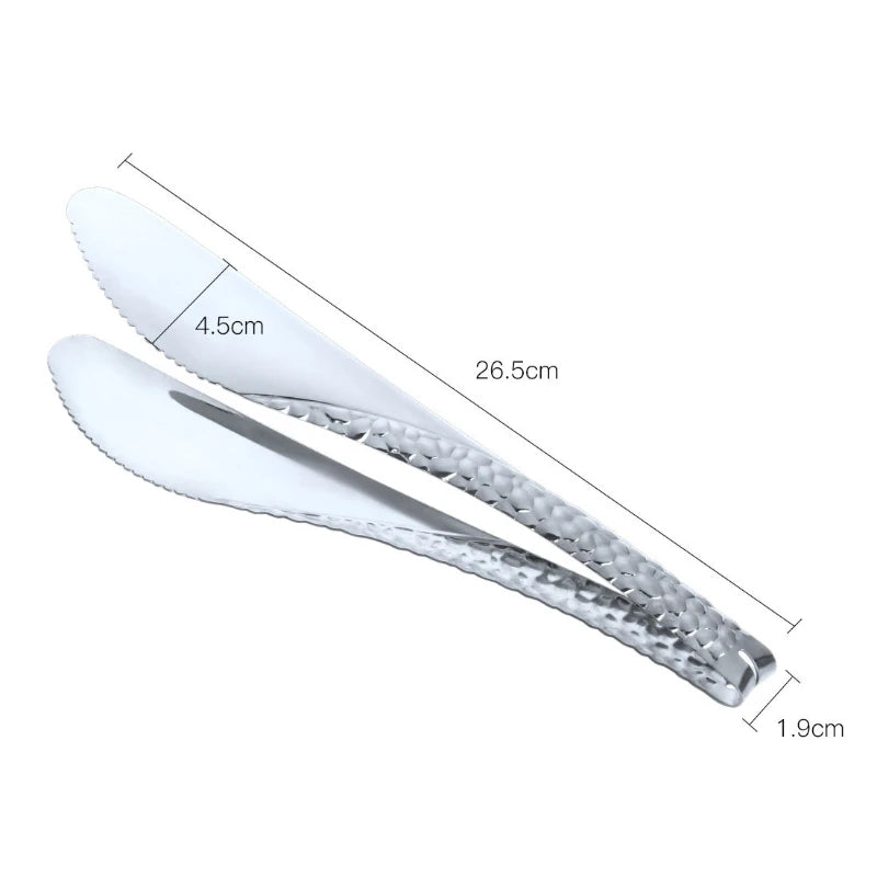 304 Stainless Steel Food Tongs – Anti-Scald Snake Clip Kitchen Food Tongs Nixie bread clip-1