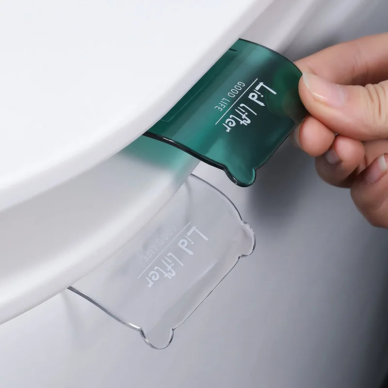 Adhesive Toilet Lid Lifter Handle – No-Drill Bathroom Accessory Toilet Lid Lifter Nixie