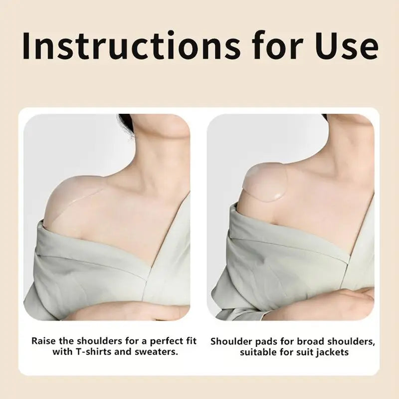Enlarged Right Angle Silicone Shoulder Pads 8.5mm – Stage Wear Shoulder Pads Nixie