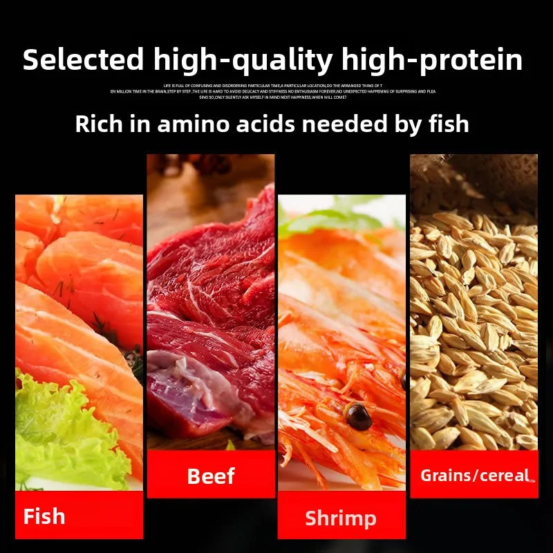 SUNSUN Koi & Goldfish Spirulina Color Enhancing Fish Food 200g Ornamental Fish Food Nixie