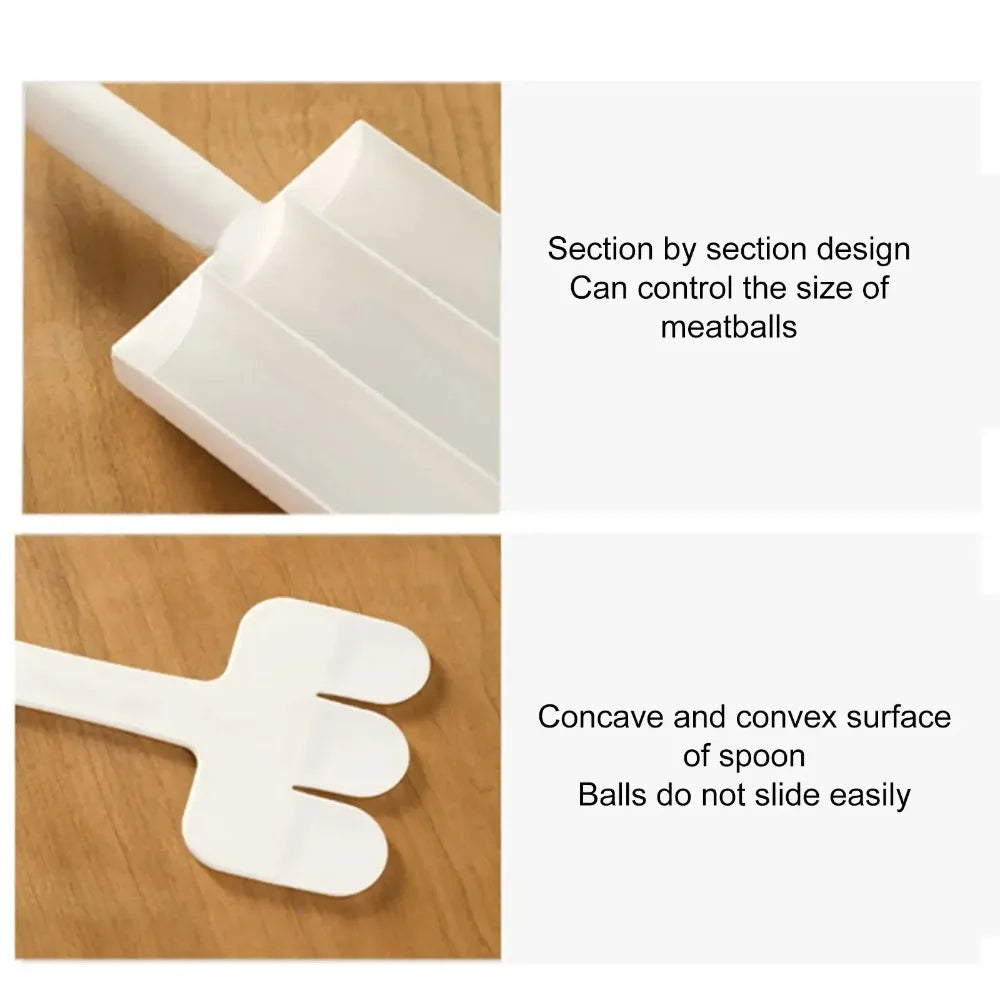 3-Head Meatball Maker Mold – Fish Balls & Dumpling Tool
