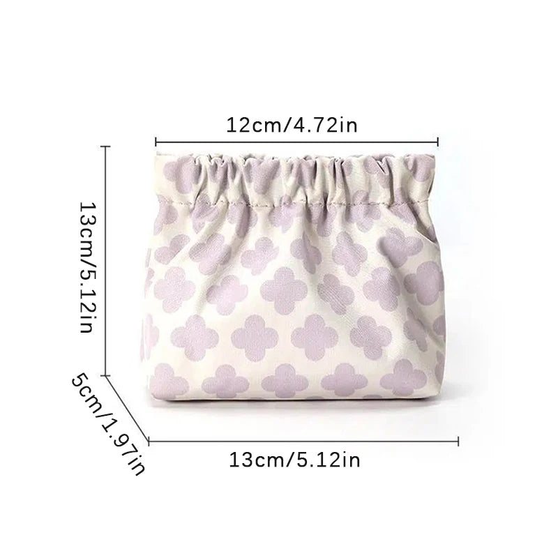 Women's Mini Pouch – Sanitary, Cosmetics & Coin Organizer Bag Mini Organizer Pouch Nixie D