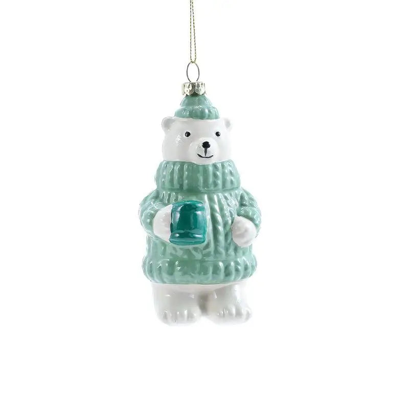 Christmas Hanging Ornaments – Santa, Bear & Car Tree Pendants Christmas Tree Ornament Nixie