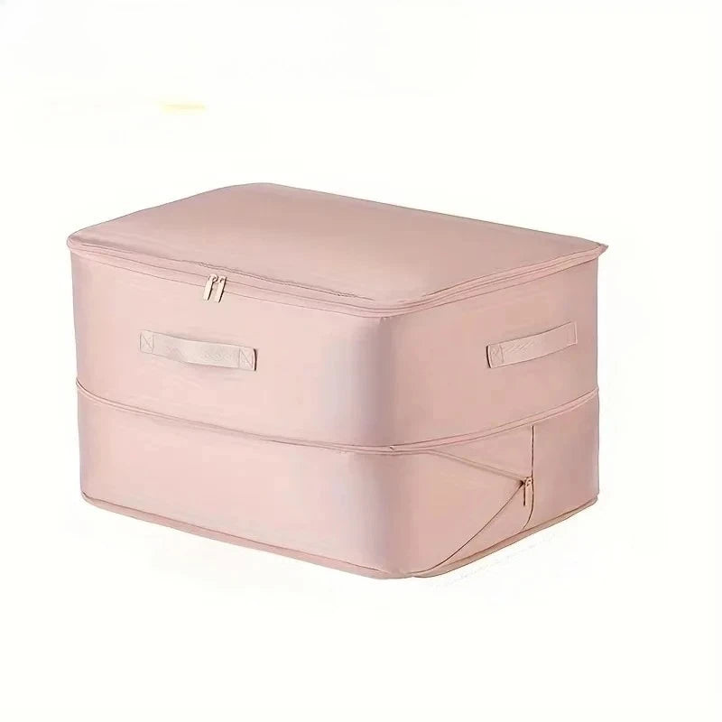 Large Self-Compression Storage Bag – Clothes, Quilts & Moving Compression Storage Bag Nixie Pink