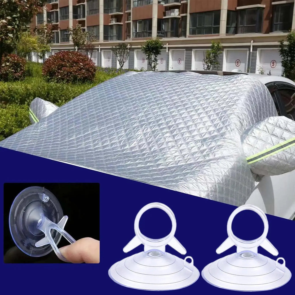 10-Pack Reusable Car Visor Suction Cup Hooks – Swallowtail PVC