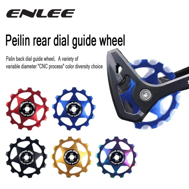 ENLEE 11T 13T Derailleur Jockey Wheel MTB Road Bike Pulley Derailleur Jockey Wheel Nixie