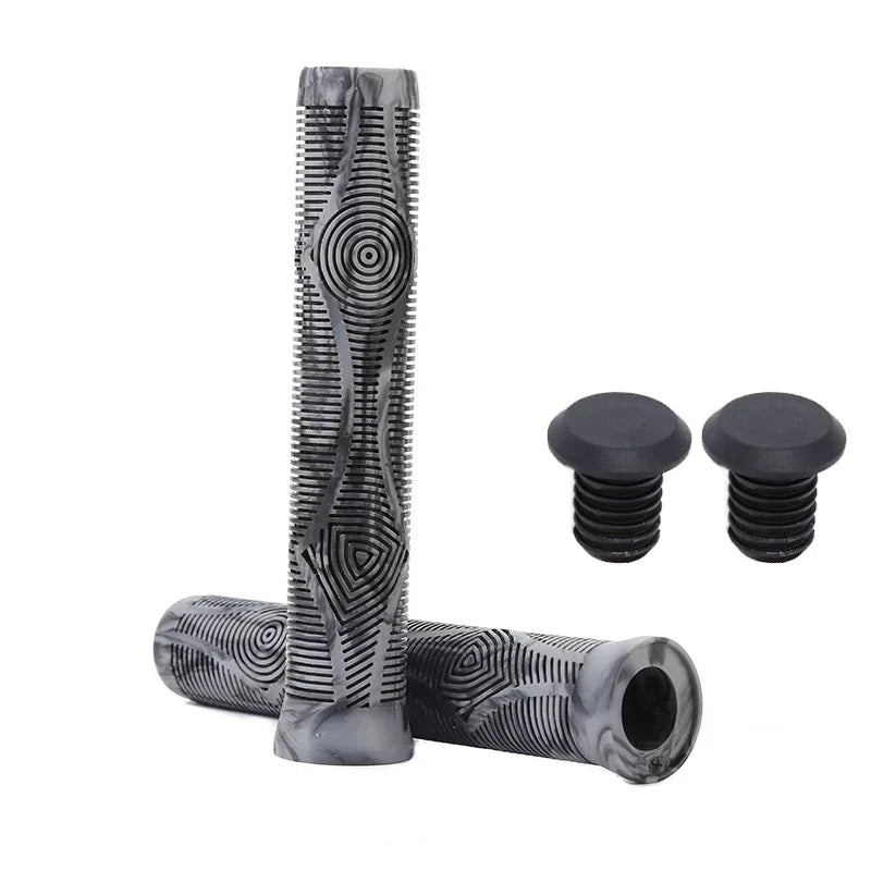 BUCKLOS 160mm MTB Bike Handlebar Grips – Anti-Slip Rubber Bike Handlebar Grips Nixie 160-GRAY