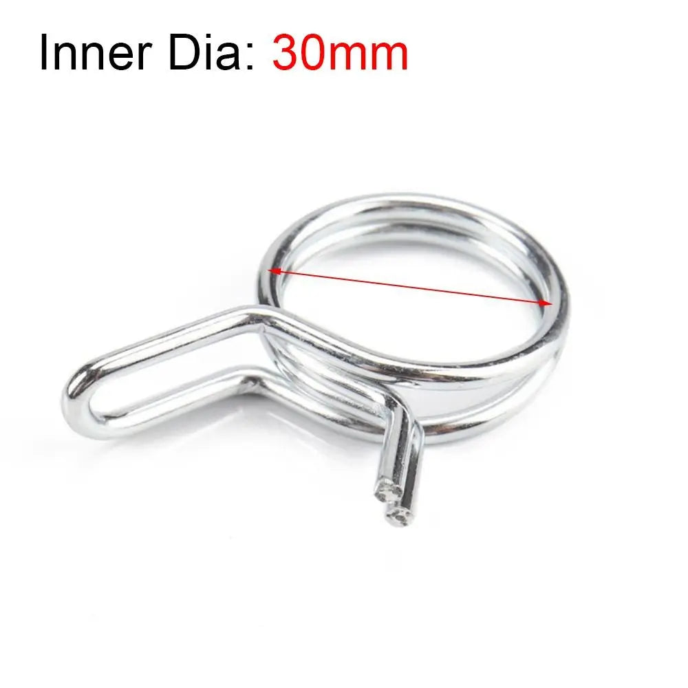 10Pcs Stainless Steel Spring Hose Clamps 5mm–30mm Assortment Kit Spring Hose Clamps Nixie 30mm