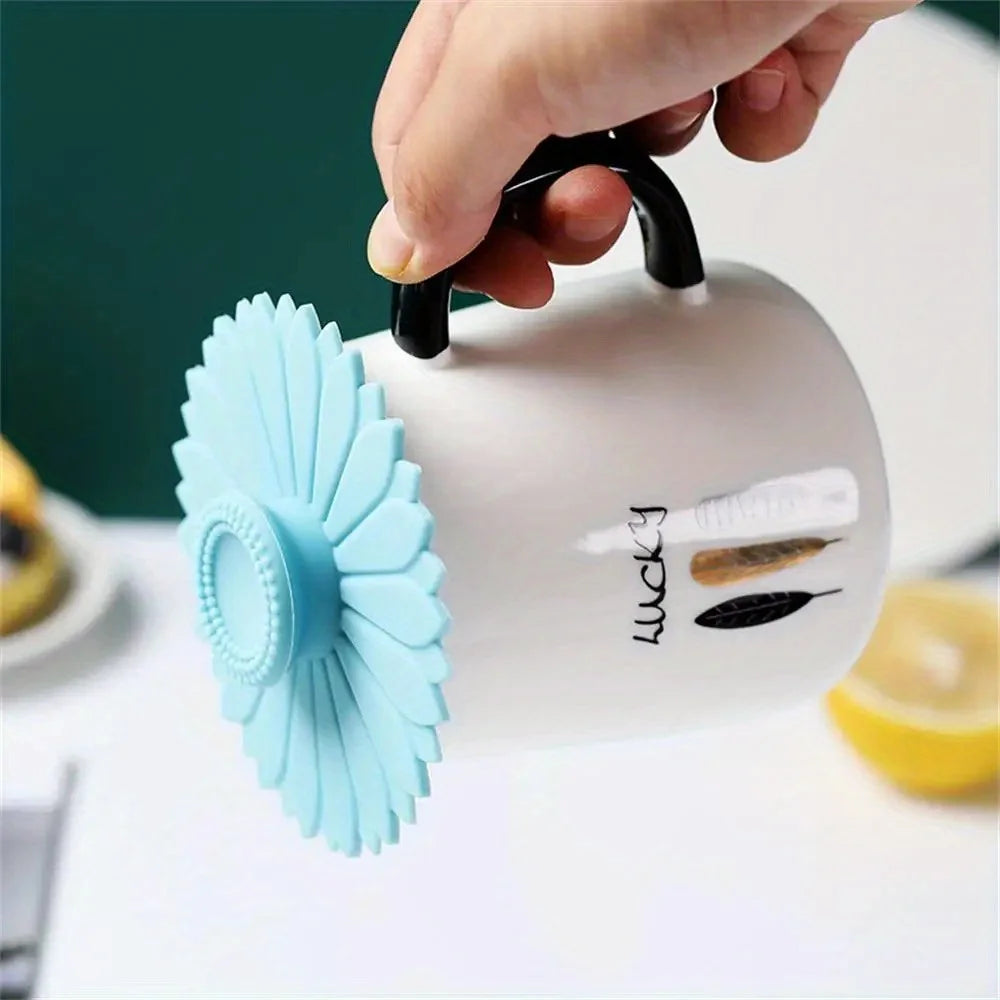 Silicone Cup Lid – Dustproof Sealed Mug & Glass Cover Silicone Cup Lid Nixie