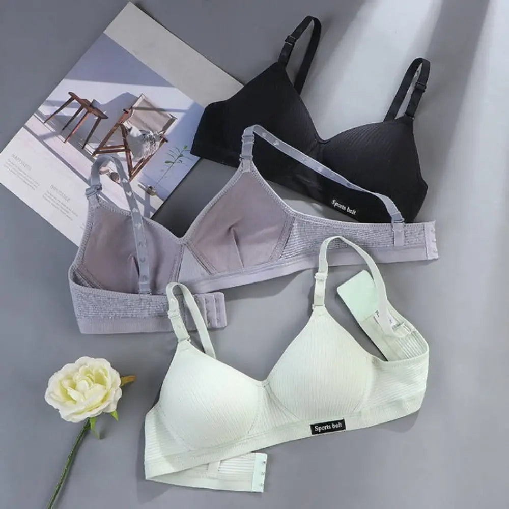 Women's Cotton Wire-Free Seamless Bra – Sports & Sleep Seamless Cotton Bra Nixie