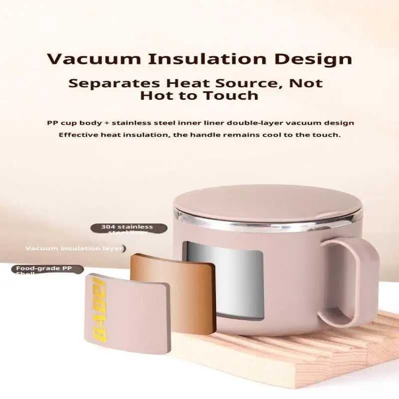 304 Stainless Steel Vacuum Thermal Mug 400ml with Lid
