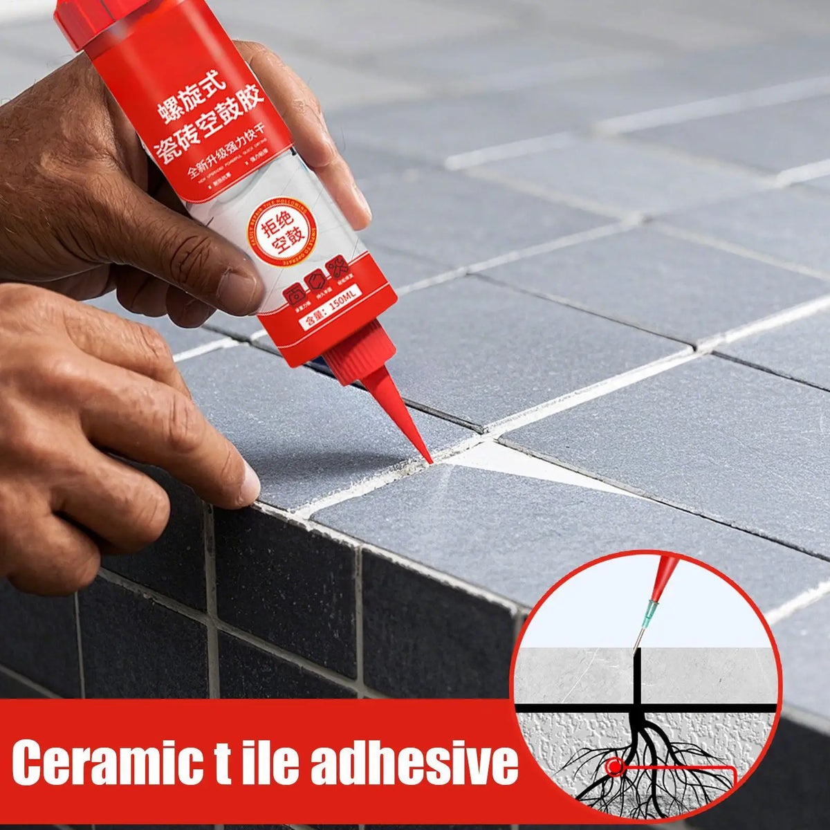 Shower Grout Crack Filler 150ml – Waterproof Tile Sealant