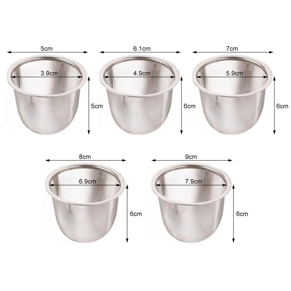 Stainless Steel Sphere Mesh Tea Infuser Strainer – 5 Sizes Mesh Tea Infuser Nixie