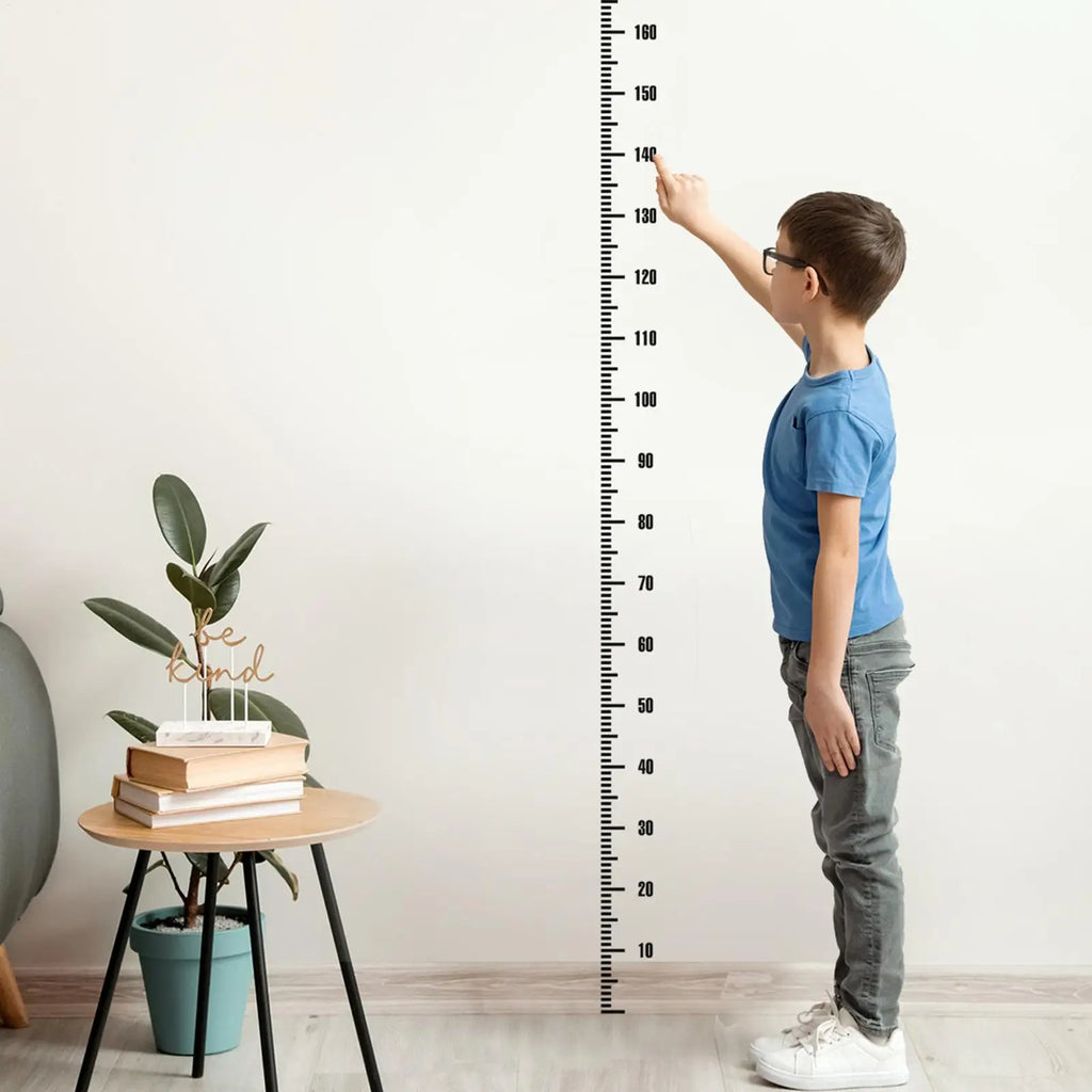 Transparent Kids Height Ruler Wall Sticker | PVC Growth Chart Kids Growth Chart Nixie
