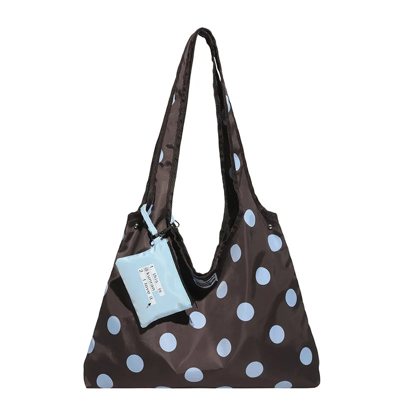 Polka Dot Double-Sided Crossbody Bag | Korean Shoulder Bag Crossbody Shoulder Bag Nixie coffee