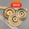 Woodworking Grinding Disc 3-Piece Set – Cut, Carve & Polish