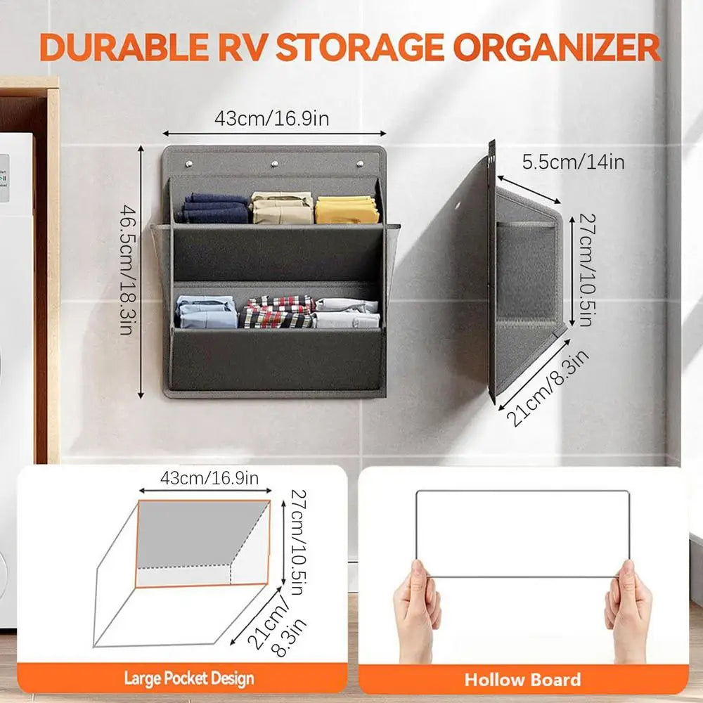 RV Wall Shoe Rack – Space-Saving Adhesive Organizer