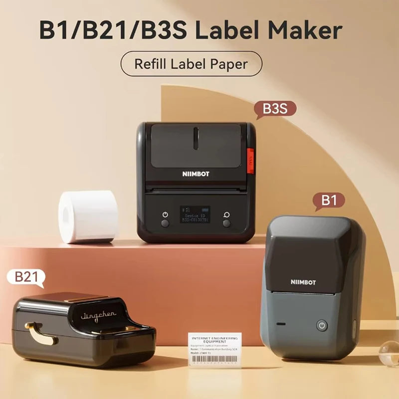 Niimbot Thermal Label Rolls – Waterproof Anti-Oil for B1/B21/B3S Thermal Label Rolls Nixie