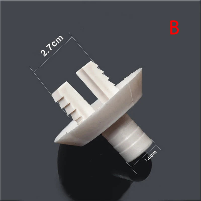 AC Drain Hose Connector Elbow Fitting with Rubber Ring for Gree Kelon AC Drain Connector Nixie B