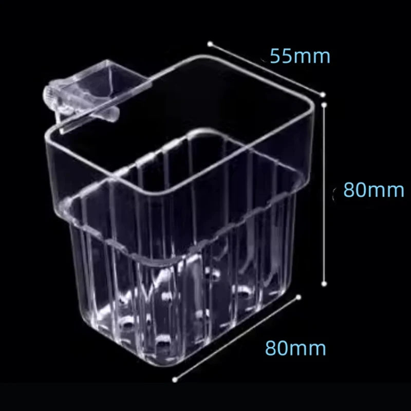 Hydroponic Growth Cup Wall-Mounted Clear Fish Tank Planter