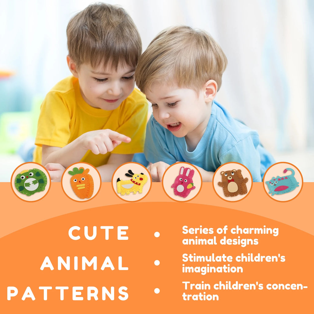 Cute Animal DIY Sewing Kit for Kids – Beginner Craft Set Kids Sewing Craft Kit Nixie