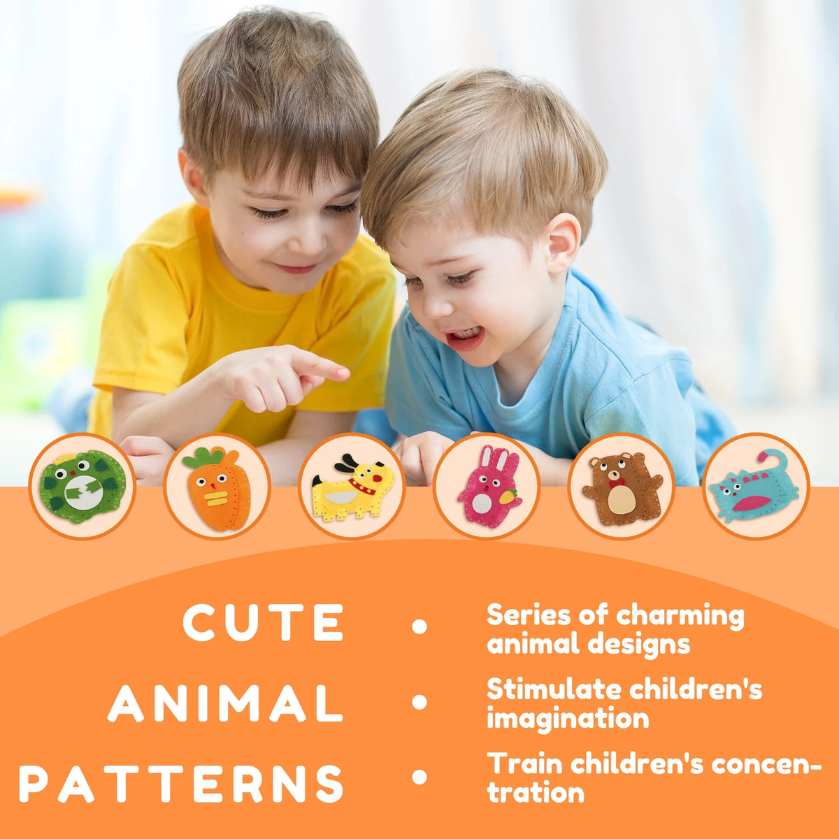 Cute Animal DIY Sewing Kit for Kids – Beginner Craft Set Kids Sewing Craft Kit Nixie