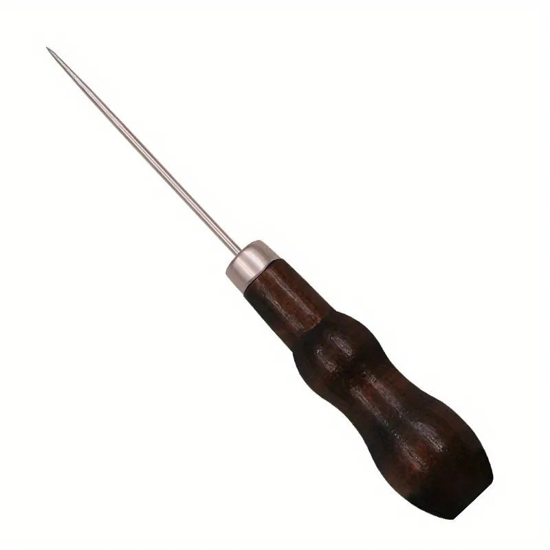 Sewing Awl Set Wooden Handle – Leather Craft & Shoe Repair Tool