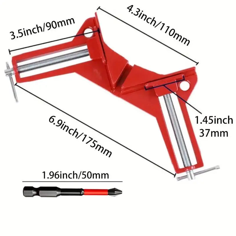 90 Degree Right Angle Clamps – Woodworking & DIY 1/4Pcs Right Angle Clamp Nixie