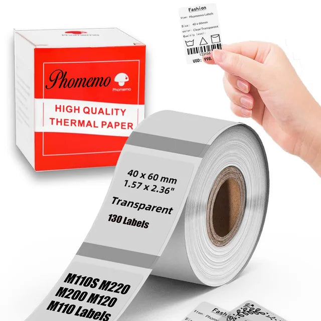 Phomemo M200 Color Labels 40x30mm – 3 Rolls, 690 Labels