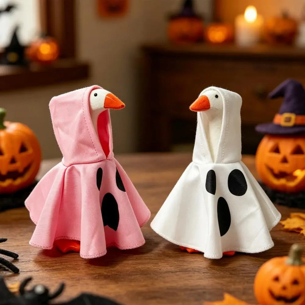 Halloween Goose Statue Costume – Witch Cape, Hat & Hoodie 7"