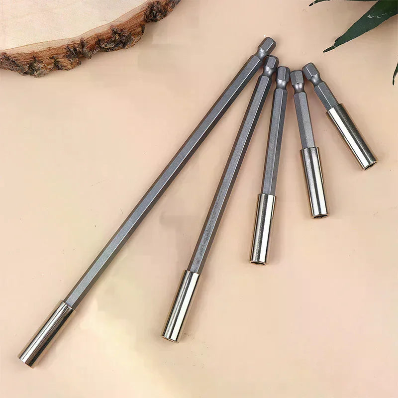 Magnetic Hex Shank Bit Extension Adapter – Power Drill 60–200mm