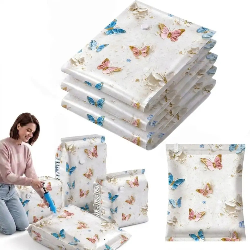 Thickened Vacuum Storage Bags – Reusable Space-Saving Compression