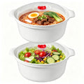 4-Pack BPA-Free Microwave Safe Round Food Storage Bowls with Lids Food Storage Containers Nixie 4Pcs (2lids 2bowls)