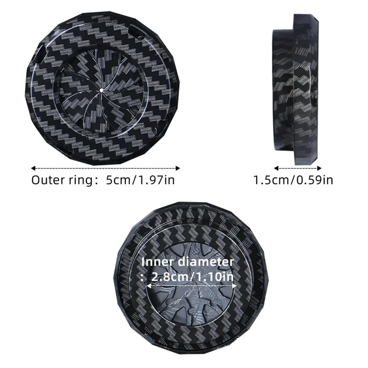 Carbon Fiber Push Start Button Cover – Car Ignition Ring
