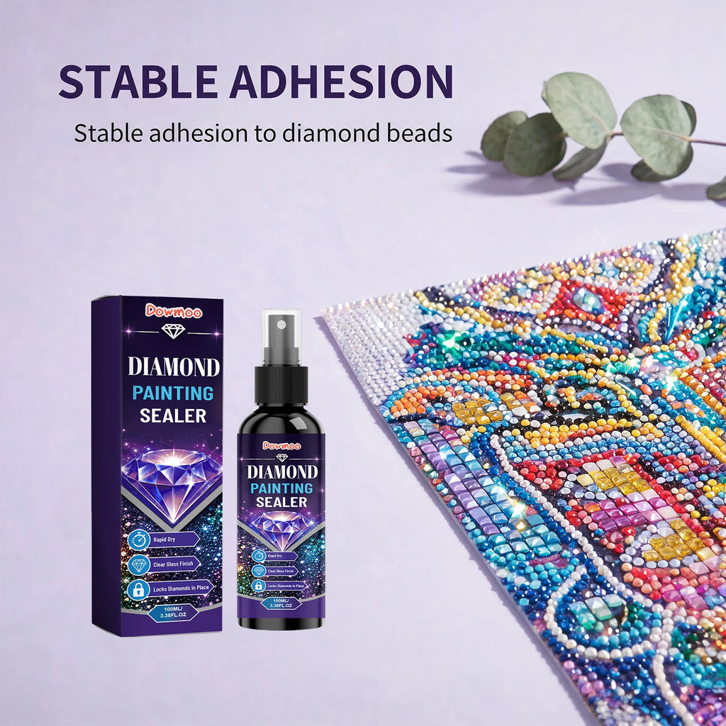 Diamond Painting Sealer Spray – Rapid Dry Clear Gloss Finish Craft Sealer Spray Nixie