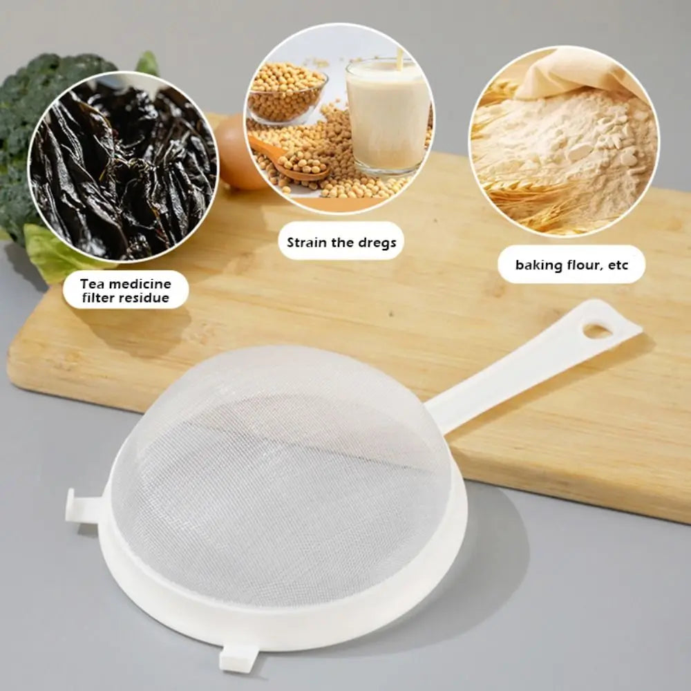 Ultra Fine Mesh Strainer with Handle – Mini Plastic Colander