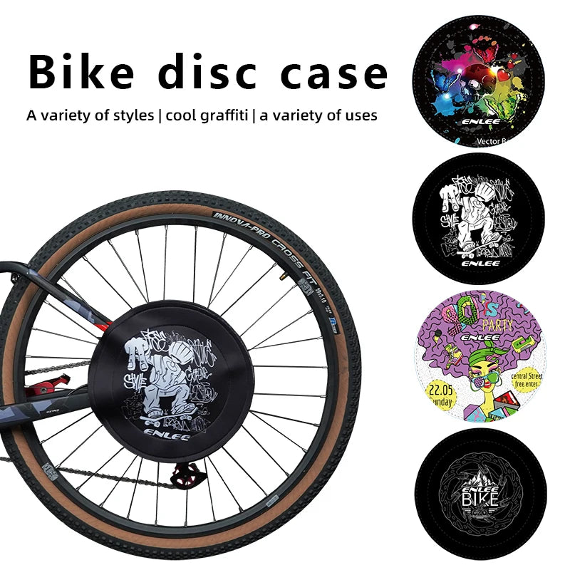 Enlee Bike Disc Brake Rotor Cover – MTB & Road Bicycle Disc Brake Rotor Cover Nixie