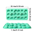 18-Cavity Autumn Harvest Silicone Mold – Chocolate & Resin Silicone Baking Mold Nixie Blue