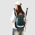 Color-Block Patchwork Backpack – Lightweight Travel Bag Women Travel Backpack Nixie brown