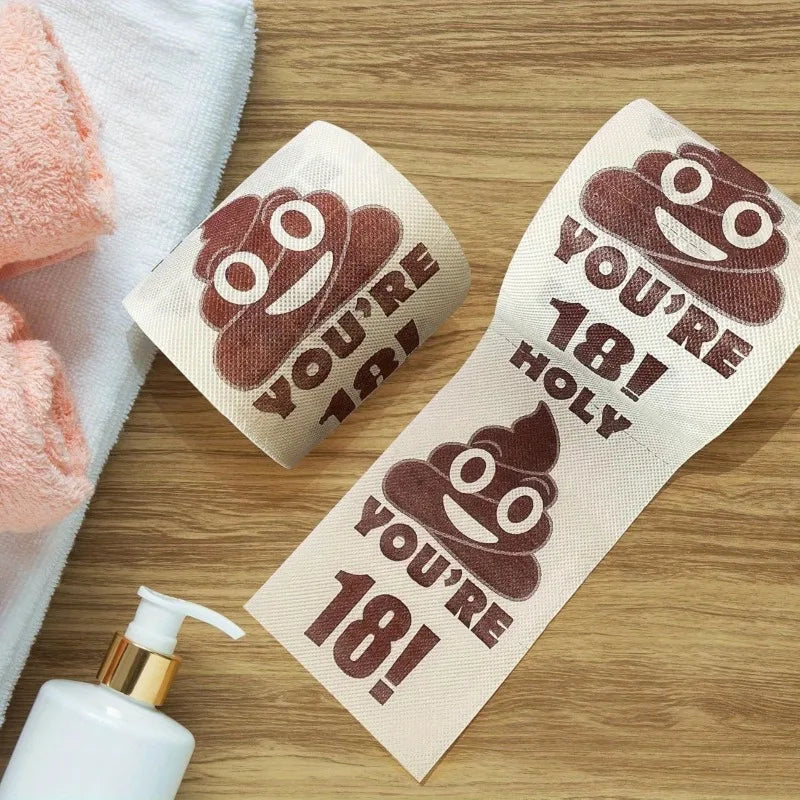 Funny Birthday Toilet Paper Roll – 3-Ply Prank Gift for Kids Novelty Gag Gift Nixie