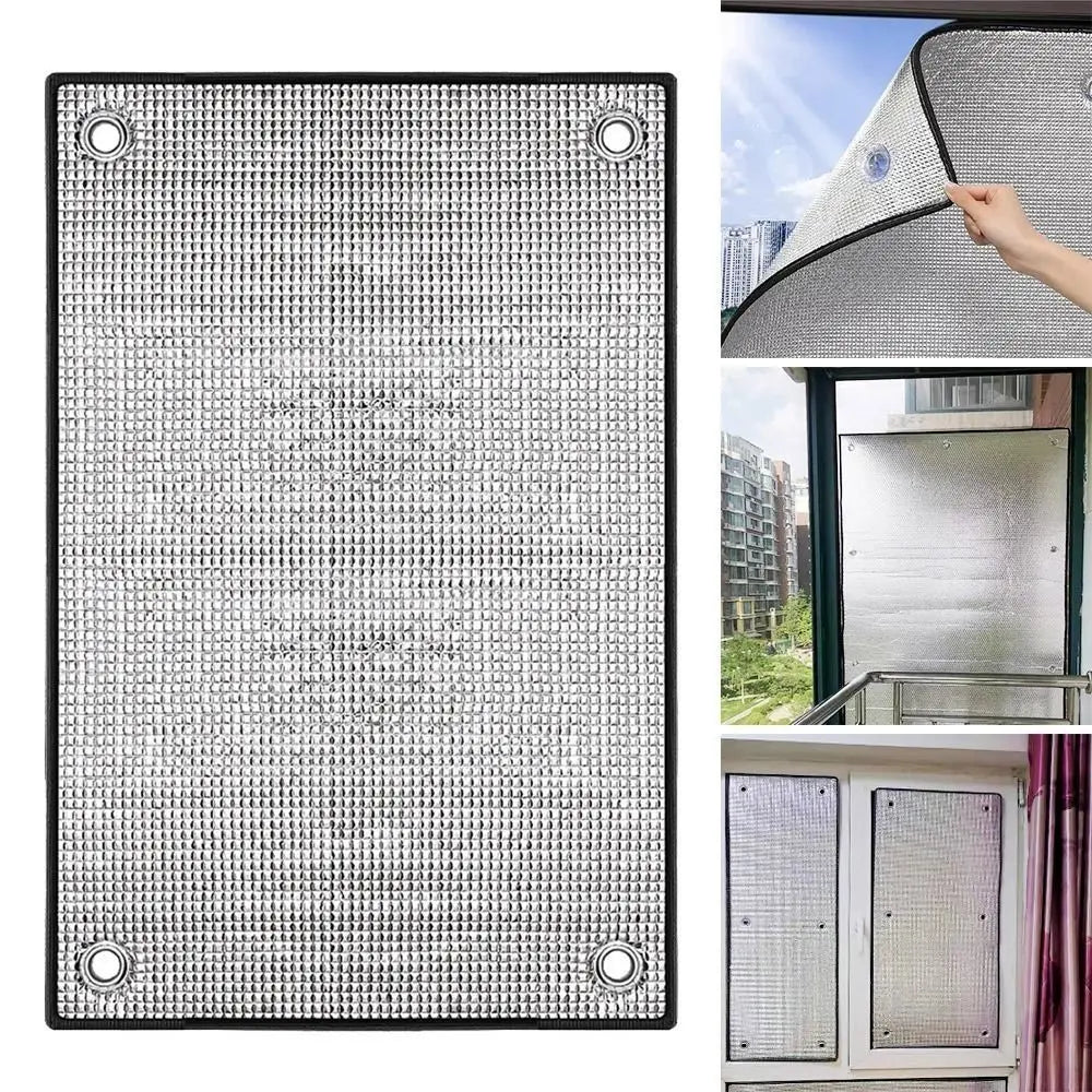 Aluminum Foil Window Insulation Film Anti-UV Sun Shade Window Insulation Film Nixie
